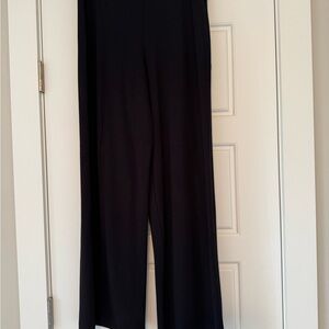 Elegant Black Women's Flowy Dress Pants